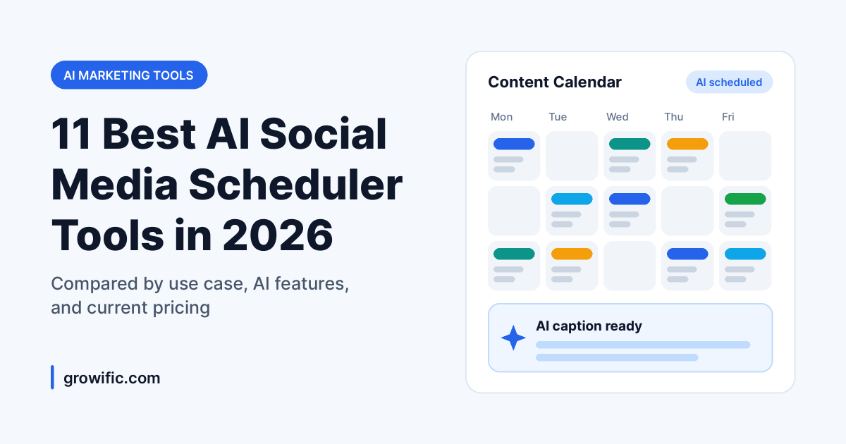 Best AI Social Media Scheduler Tools to Save Time and Grow Your Business